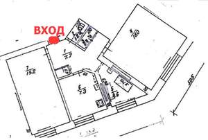 2-к квартира, вторичка, 55м2, 1/5 этаж