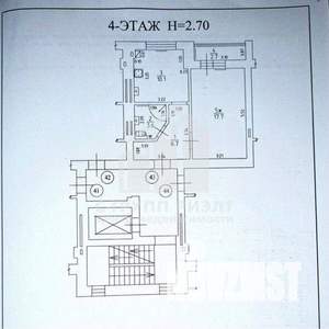1-к квартира, вторичка, 41м2, 4/9 этаж
