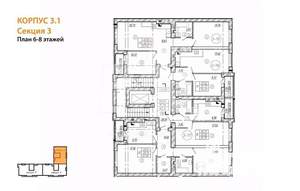 2-к квартира, вторичка, 58м2, 7/9 этаж