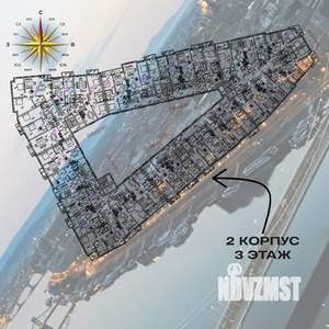 2-к квартира, вторичка, 94м2, 3/7 этаж