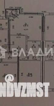 1-к квартира, вторичка, 49м2, 1/8 этаж