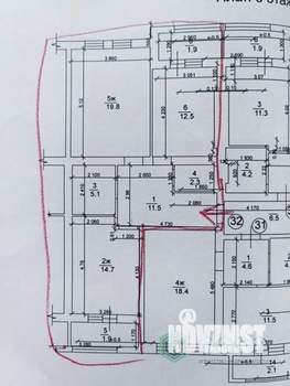 2-к квартира, вторичка, 74м2, 3/5 этаж