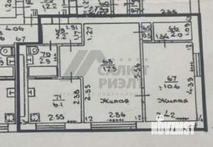 2-к квартира, вторичка, 44м2, 2/5 этаж