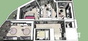3-к квартира, вторичка, 88м2, 5/12 этаж