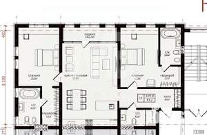 2-к квартира, вторичка, 113м2, 2/4 этаж
