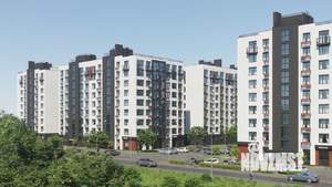 1-к квартира, строящийся дом, 38м2, 1/9 этаж