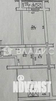 1-к квартира, вторичка, 47м2, 6/6 этаж