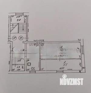 2-к квартира, вторичка, 38м2, 3/3 этаж