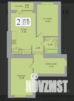 1-к квартира, вторичка, 64м2, 1/8 этаж