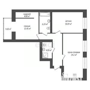 2-к квартира, вторичка, 87м2, 10/11 этаж
