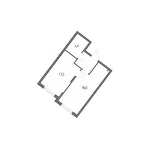 1-к квартира, вторичка, 37м2, 2/8 этаж