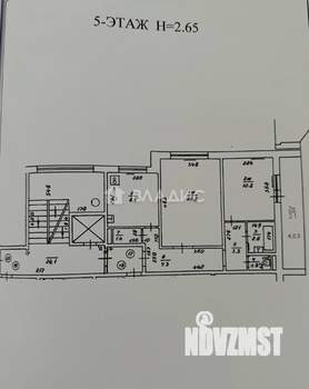 2-к квартира, вторичка, 51м2, 5/9 этаж