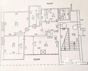 2-к квартира, вторичка, 56м2, 2/2 этаж