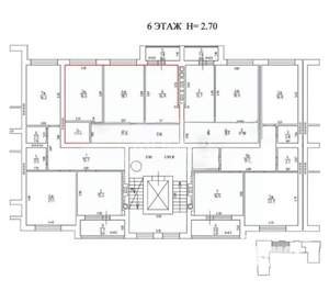 2-к квартира, вторичка, 70м2, 6/8 этаж