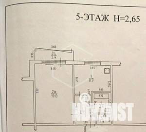 1-к квартира, вторичка, 37м2, 5/10 этаж