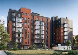 1-к квартира, строящийся дом, 48м2, 2/7 этаж