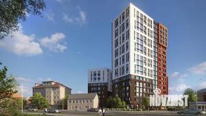 2-к квартира, строящийся дом, 56м2, 16/18 этаж