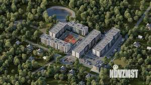 1-к квартира, строящийся дом, 35м2, 1/4 этаж