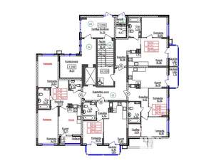 2-к квартира, строящийся дом, 63м2, 1/9 этаж
