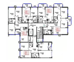 3-к квартира, строящийся дом, 78м2, 3/9 этаж