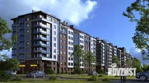 1-к квартира, строящийся дом, 42м2, 4/9 этаж