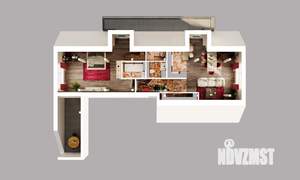 2-к квартира, вторичка, 90м2, 12/12 этаж