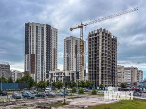 1-к квартира, строящийся дом, 43м2, 23/25 этаж