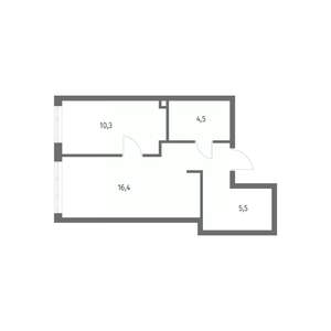 1-к квартира, вторичка, 40м2, 2/8 этаж