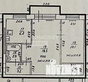 2-к квартира, вторичка, 44м2, 5/5 этаж