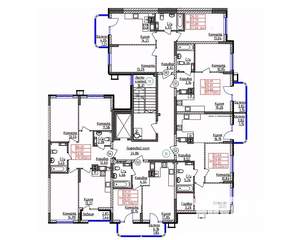 1-к квартира, строящийся дом, 39м2, 4/9 этаж