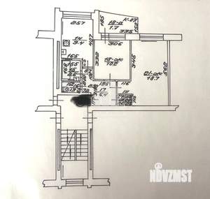 2-к квартира, вторичка, 51м2, 4/5 этаж