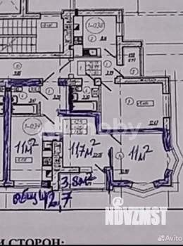 1-к квартира, вторичка, 43м2, 6/8 этаж