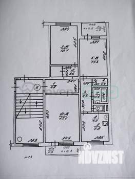 3-к квартира, вторичка, 69м2, 2/5 этаж