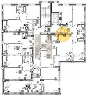 2-к квартира, вторичка, 64м2, 9/9 этаж