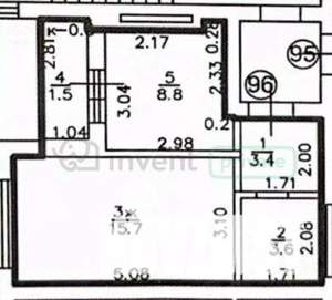 1-к квартира, вторичка, 32м2, 5/9 этаж
