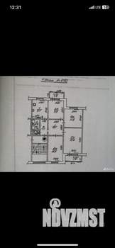 4-к квартира, вторичка, 80м2, 4/6 этаж
