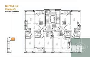 2-к квартира, вторичка, 57м2, 3/9 этаж