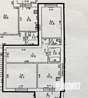 2-к квартира, вторичка, 61м2, 5/5 этаж