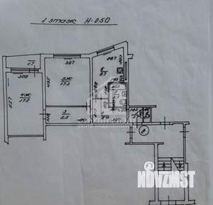 2-к квартира, вторичка, 63м2, 1/6 этаж