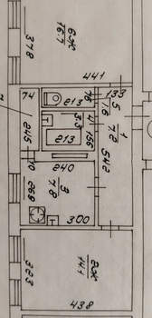2-к квартира, вторичка, 53м2, 3/4 этаж