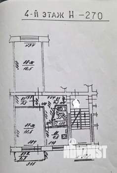 2-к квартира, вторичка, 50м2, 4/5 этаж