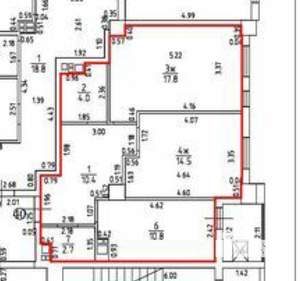 2-к квартира, вторичка, 60м2, 5/25 этаж