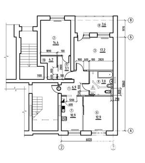 3-к квартира, вторичка, 78м2, 2/6 этаж