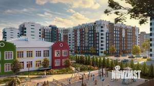 1-к квартира, строящийся дом, 46м2, 8/10 этаж