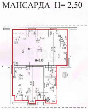 3-к квартира, вторичка, 111м2, 2/2 этаж