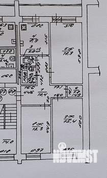 3-к квартира, вторичка, 73м2, 5/5 этаж