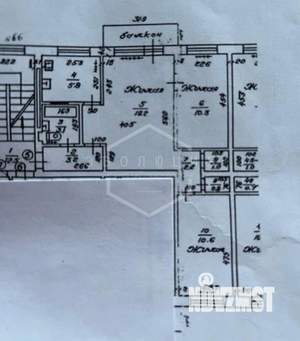 3-к квартира, вторичка, 56м2, 3/5 этаж