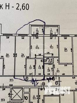 1-к квартира, вторичка, 38м2, 3/9 этаж