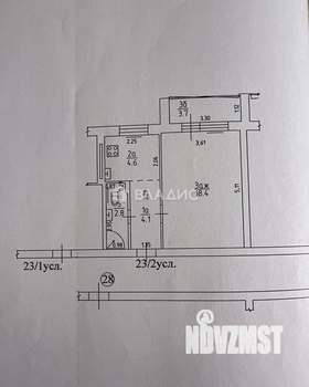 1-к квартира, вторичка, 34м2, 3/5 этаж