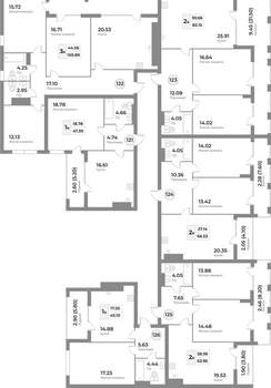 2-к квартира, вторичка, 82м2, 2/7 этаж